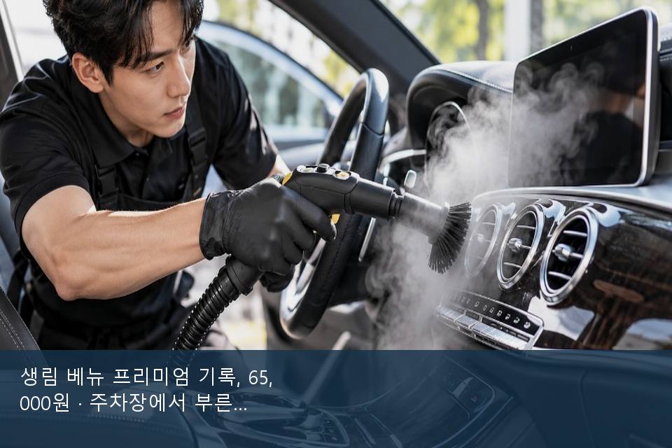 생림 베뉴 프리미엄 기록, 65,000원 · 주차장에서 부른 날